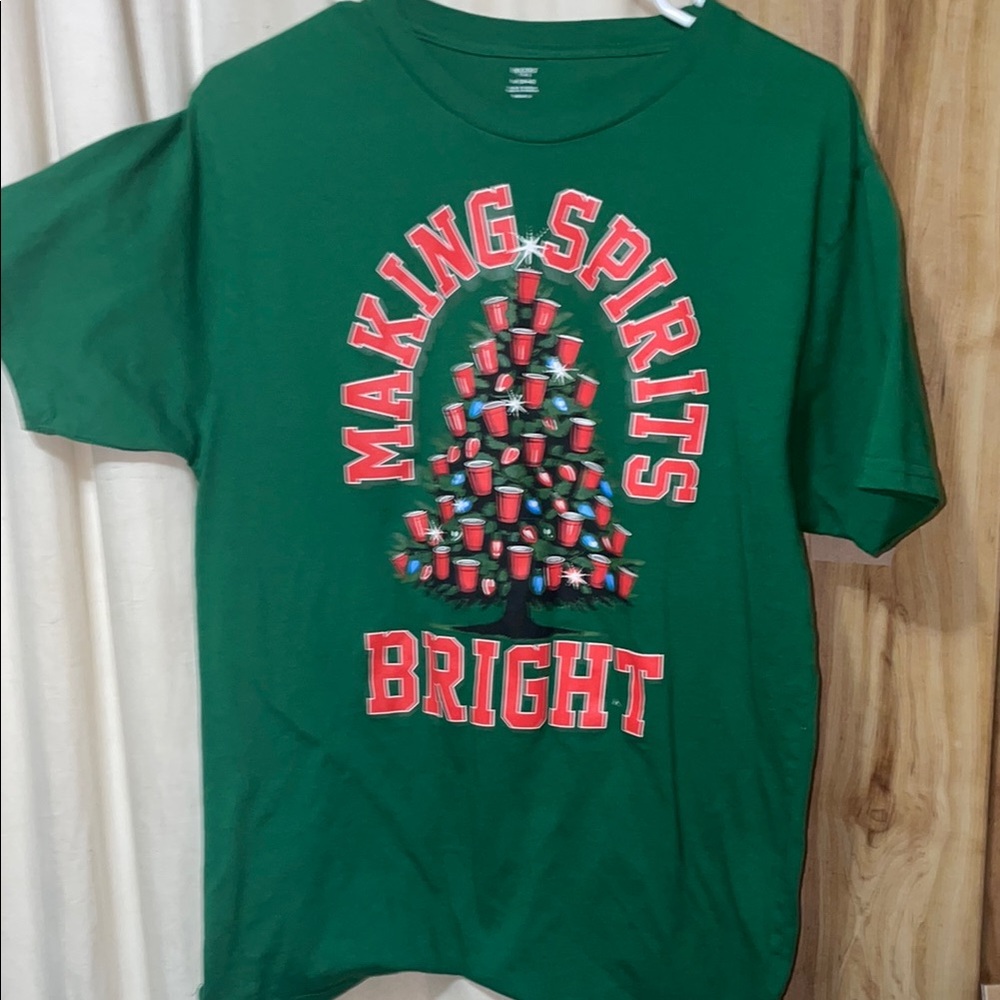 Men’s Green Christmas Shirt